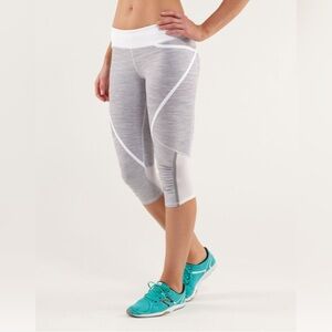 LULULEMON | gym run: pace crop size 6